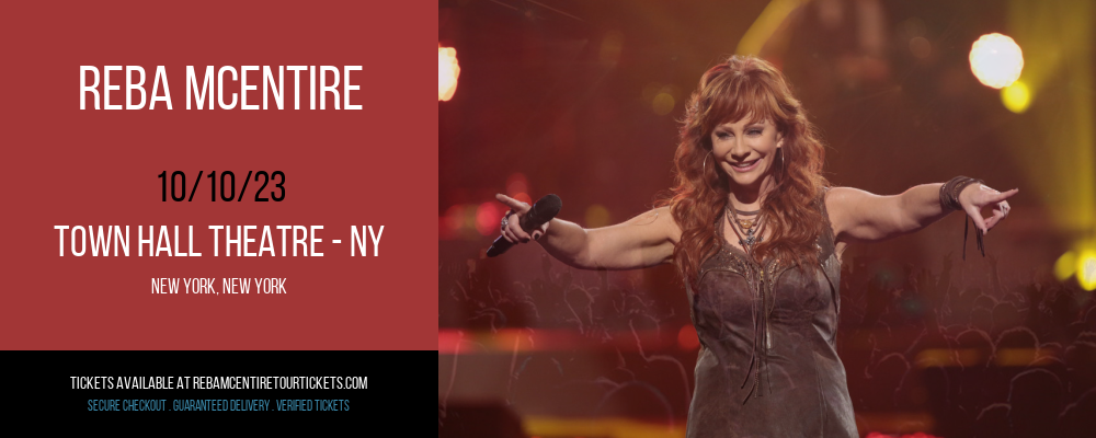 Reba McEntire at Town Hall Theatre - NY at Town Hall Theatre - NY